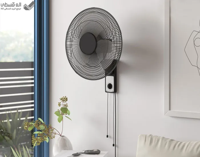 پنکه‌های دیواری (Wall Fans):

