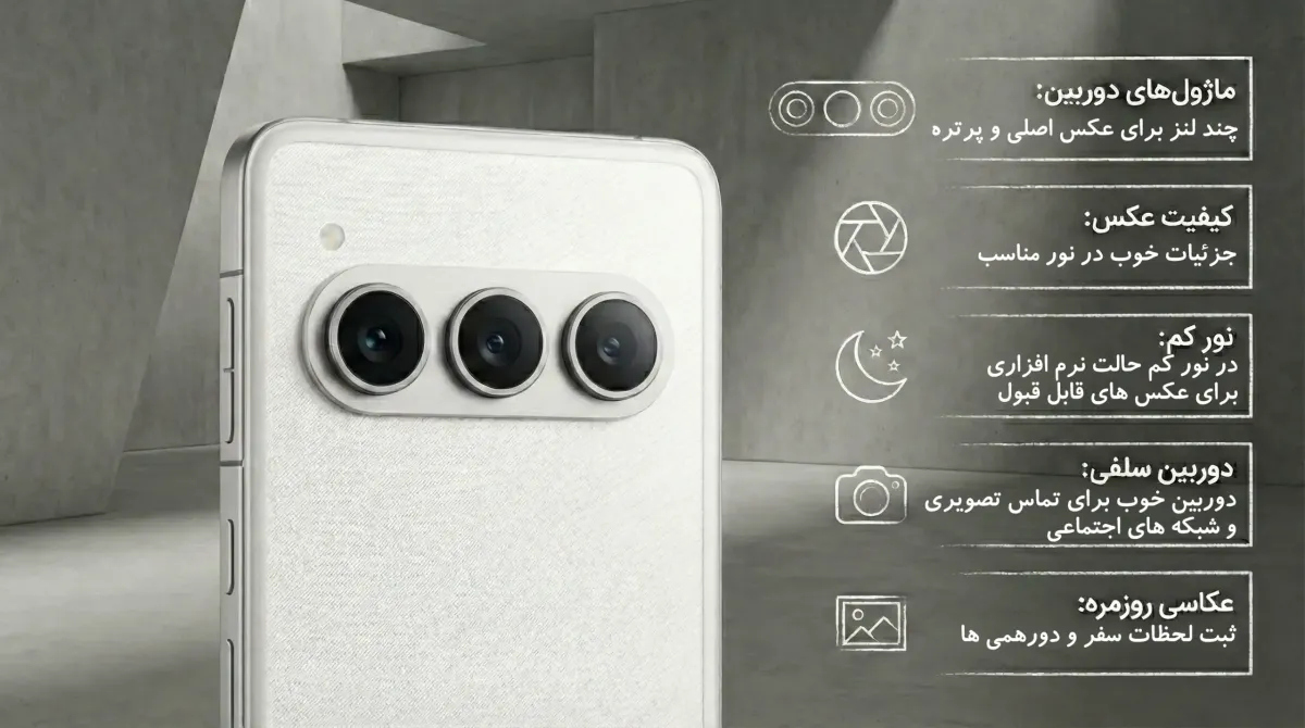 دوربین گوشی موبایل داریا
