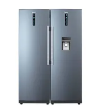 یخچال فریزر دو قلو رنزو استیل ENR-592-ICE یخساز اتوماتیک داخلی آبریز دار