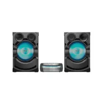 اسپیکر دوقلو بلوتوثی سونی مدل SHAKE-X70D دارای 2 ساب ووفر، USB،AUX رقص نور، همراه آمپلی فایر، میکروفن