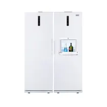 یخچال فریزر دوقلو دونار مدل D21-k01 پاکتی یخساز اتوماتیک آبریز اتوماتیک هوم بار سفید
