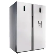 یخچال فریزر دو قلوی اسنوا S5-1193SS استیل