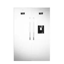 یخچال فریزر دوقلو سوزوکی مدل FOG330W-ROG373DWIR سفید یخساز اتوماتیک داخلی آبریز دار
