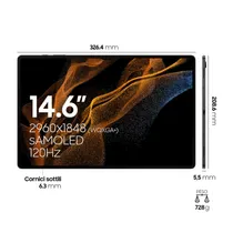 تبلت سامسونگ Galaxy Tab S8 Ultra ظرفیت 128 گیگابایت و رم 8 گیگابایت