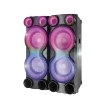 اسپیکر دوقلو بلوتوثی هوریون مدل HO3070-D12 دارای 4 ساب ووفر 12 اینچ، AUX، USB، رقص نور، همراه با میکروفون