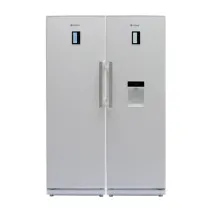 یخچال فریزر دوقلو اسنوا مدل s6-1018-sw سفید یخساز دستی آبریز دار