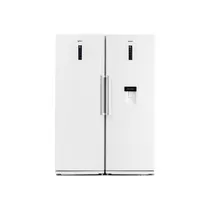 یخچال فریزر دوقلو سام مدل RZ50W سفید یخساز دستی آبریز دار