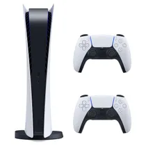 کنسول بازی سونی PlayStation 5 دیجیتال ظرفیت 825 گیگابایت 1200B به همراه دسته اضافه