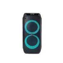 اسپیکر قابل حمل بلوتوثی ویکر مدل SPS7500K-PARTY BOX دارای 2 ساب ووفر 8 اینچ USB,AUX ، رقص نور، میکروفون، قابلیت اتصال دو دستگاه همزمان