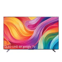 تلویزیون کیو ال ای دی سایز 100 اینچ ایکس ویژن سری X مدل X15 گیمینگ کیفیت تصویر UHD 4K نرخ به روز رسانی 120Hz سیستم عامل Google TV