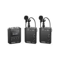 میکروفون بی‌سیم یقه‌ای گودکس Godox UHF Wireless Microphone System WMicS2 Kit 2