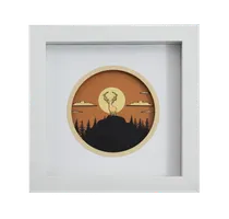 تابلو طلا زرین پارسه طرح غروب