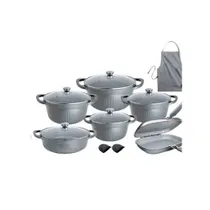 سرویس قابلمه گرانیتی 15 پارچه ام جی اس طرح D آلمانی