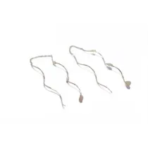 گوشواره طرح پیچ دوبل قطره