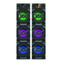 اسپیکر دوقلو بلوتوثی لومکس مدل Cardinal plus دارای 6 ساب ووفر 12 اینچ، USB،AUX، رقص نور
