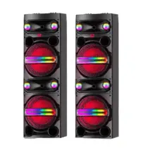 اسپیکر دوقلو بلوتوثی بیتس مدل b12 دارای 4 ساب‌ووفر 12 اینچ، USB ،AUX، رقص نور