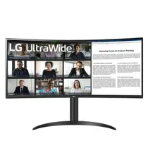 مانیتور خمیده ال جی 34WR55QK-B سایز 34 اینچ