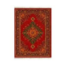 فرش 700 شانه آکریلیک کد 703 روناسی زمینه لاکی