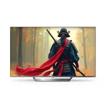 تلویزیون کیو ال ای دی سایز 55 اینچ آیوا مدل ZQ-GC4H گیمینگ کیفیت تصویر UHD 4K نرخ به روزرسانی 144Hz سیستم عامل Google TV