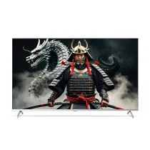 تلویزیون کیو ال ای دی سایز 75 اینچ آیوا مدل ZQ-GC4H گیمینگ کیفیت تصویر UHD 4K نرخ به روز رسانی 144Hz سیستم عامل Google TV
