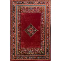 فرش 700 شانه آکرلیک تراکم 2100 مهبافت مدل یاقوت رنگ زمینه لاکی