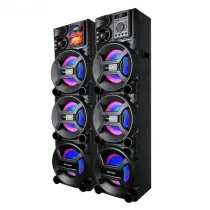 اسپیکر دوقلو بلوتوثی مکسیدر مدل AL-1022 دارای 3 ساب‌ووفر USB،AUX رقص نور میکروفون