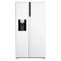 یخچال فریزر ساید بای ساید ایکس ویژن مدل HS600-SI یخساز اتوماتیک بیرونی آبریز اتوماتیک