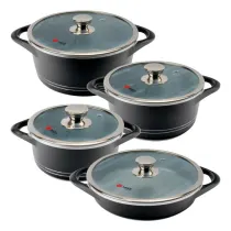 سرویس قابلمه 8 پارچه ام جی اس طرح B ایتالیا IB0812