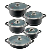 سرویس قابلمه 10 پارچه طرح ایتالیا B کد IB1019
