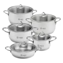 سرویس قابلمه 10 پارچه ام جی اس استیل CWS2110