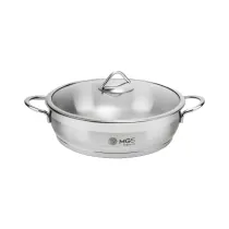 تابه ام جی اس دو دسته سایز 28 کد 4116 استیل