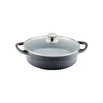 تابه دو دسته ام جی اس سایز 28 گرانیتی طرح D جرمنی