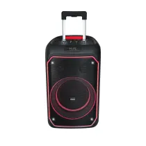 اسپیکر قابل حمل میکرولب Filsoo 88 دارای 1 ساب ووفر 8 اینچ USB,AUX رقص نور میکروفون