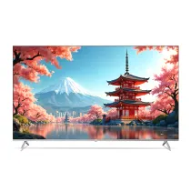 تلویزیون کیو ال دی سایز 75 اینچ آیوا مدل ZQ-GX5H گیمینگ کیفیت تصویر 4K UHD نرخ به روز رسانی 144Hz سیستم عامل Google TV