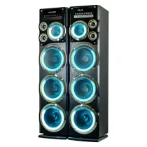 اسپیکر دوقلو بلوتوثی میکرولب مدل 310101CY دارای 6 ساب ووفر رقص نور