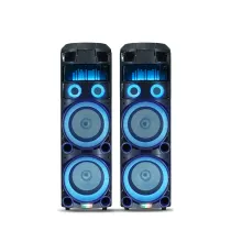 اسپیکر دوقلو بلوتوثی میکرولب مدل DJ-S400 دارای 4 ساب ووفر 12 اینچ USB,AUX رقص نور میکروفون