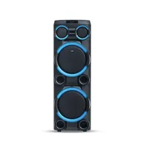 اسپیکر قابل حمل بلوتوثی سری کیو میکرولب مدل Q420 دارای 2 ساب ووفر 12 اینچ USB,AUX رقص نور