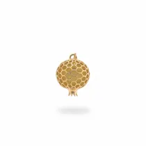 پلاک آویز طلا انار طرح ترنج