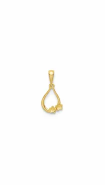 آویز گردنی طلا مینیمالیست طرح لوفا