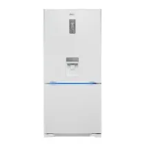 یخچال فریزر کمبی فریزر پایین لئوکو مدل LRF85B5 یخساز دستی آبریز دار