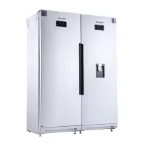 یخچال فریزر دوقلو استیلون مدل SPRING-14402 یخساز دستی آبریز دار