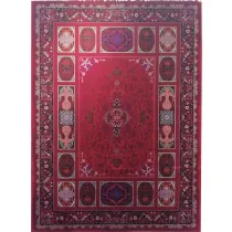 فرش 700 شانه تراکم 2550 نگین فیروزه مدل دانسون زمینه روناسی