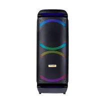 اسپیکر قابل حمل بلوتوثی سری ملودی باکس مکسیدر مدل AL1017 دارای 2 ساب‌ووفر 10 اینچ، USB ،AUX، رقص نور، میکروفون قابلیت اتصال دو دستگاه همزمان