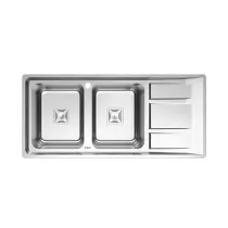 سینک ظرفشویی توکار میکس پلاس مدل 8042s45