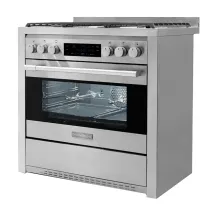 اجاق گاز مبله 5 شعله دوو مدل DGC5-2111N New Imperial فردار جنس صفحه استیل