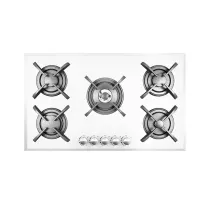 اجاق گاز شیشه ای رومیزی توکار میکس پلاس مدل G502W