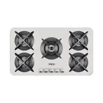 اجاق گاز شیشه ای رومیزی توکار میکس پلاس مدل IG503W