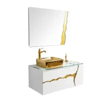 روشویی کابینتی ایواریا مدل L-108 - سری لاکچری
