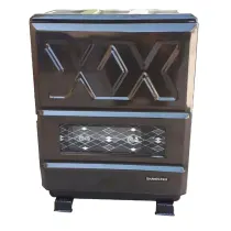 بخاری گازی شایسته دودکش‌دار jk8-2001 مشکی