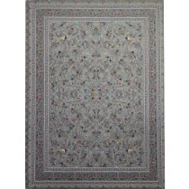 فرش 700 شانه آکرلیک تراکم 2550 کمیل مدل ترلان رنگ زمینه فیلی